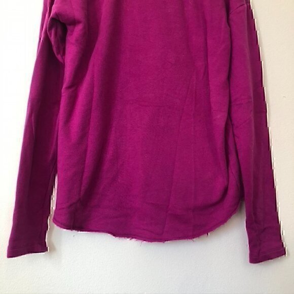 PINK VS VICTORIA'S SECRET Fuchsia Pink Purple 1/4 Zip Lightweight Pullover Small - Picture 10 of 10